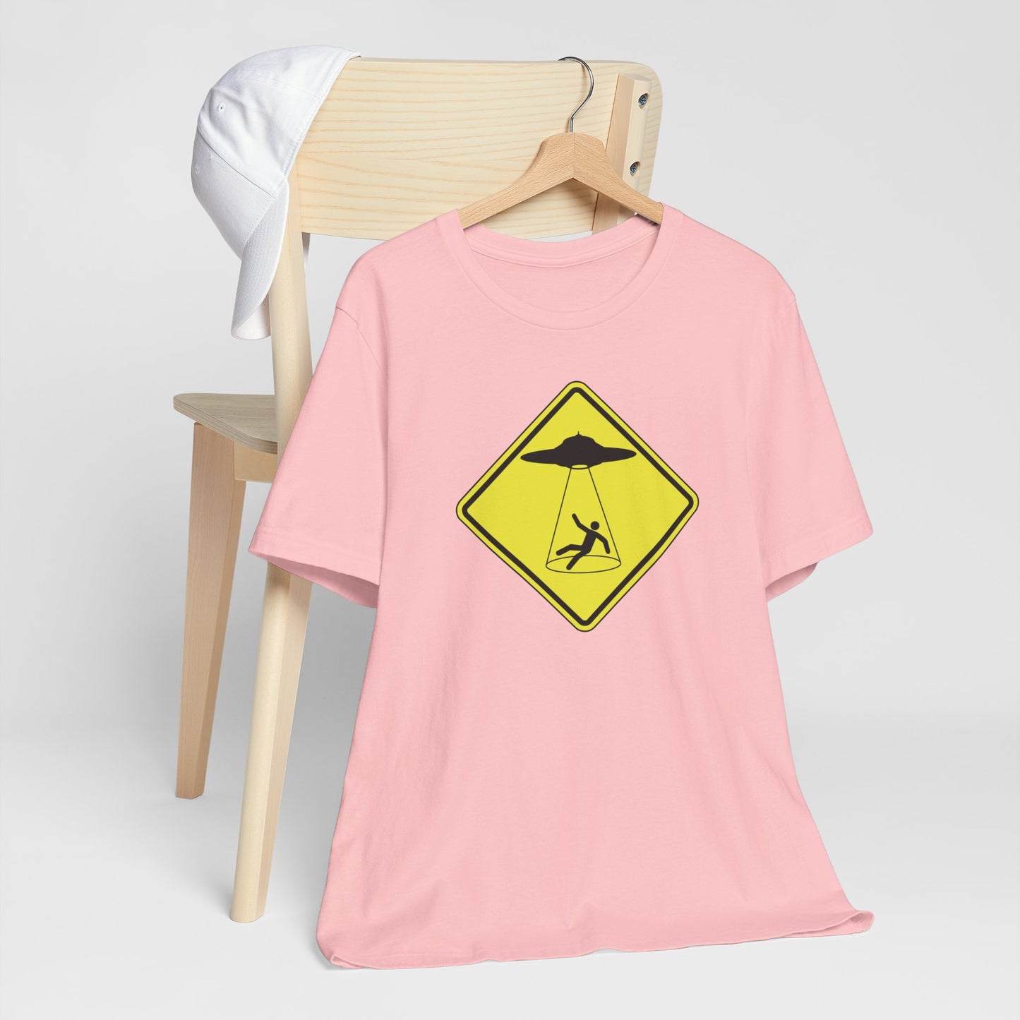 CAUTION UFO! Unisex Jersey Short Sleeve Tee