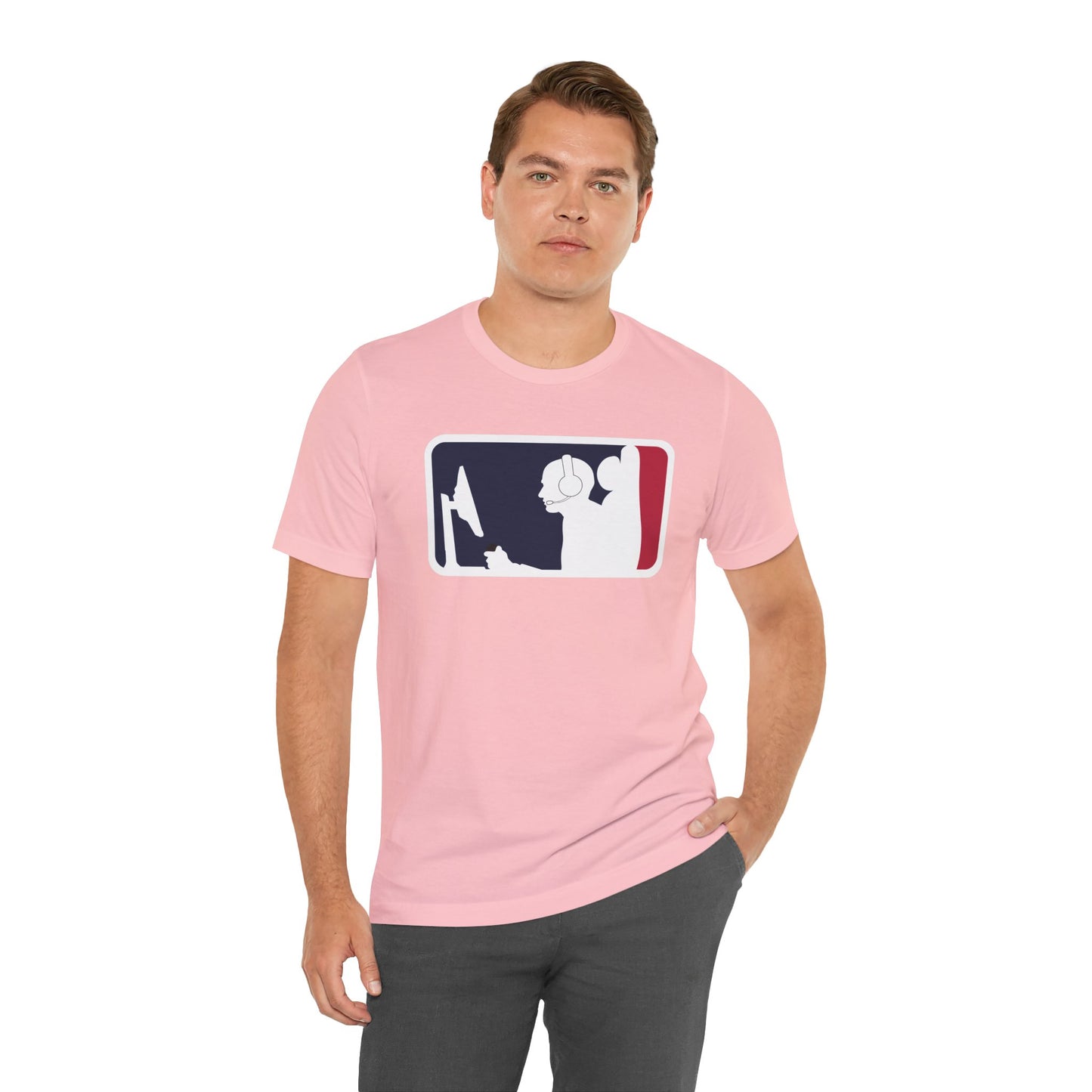 MAJOR LEAGUE GAMER (CONSOLE). Unisex Jersey Short Sleeve Tee