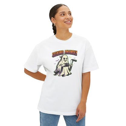 SEEKING ANAMOLY. Unisex Oversized Boxy Tee