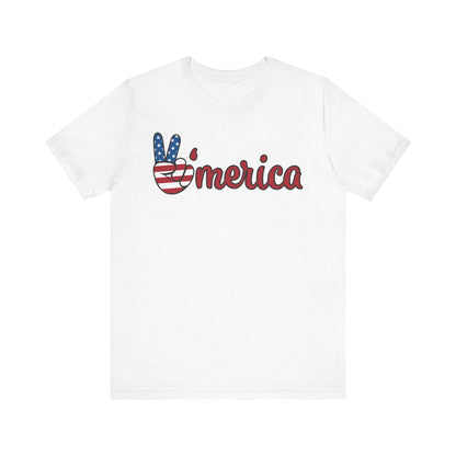 'MERICA. Unisex Jersey Short Sleeve Tee