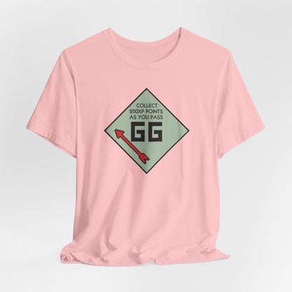 GG PASS GO COLLECT 200XP. Unisex Jersey Short Sleeve Tee