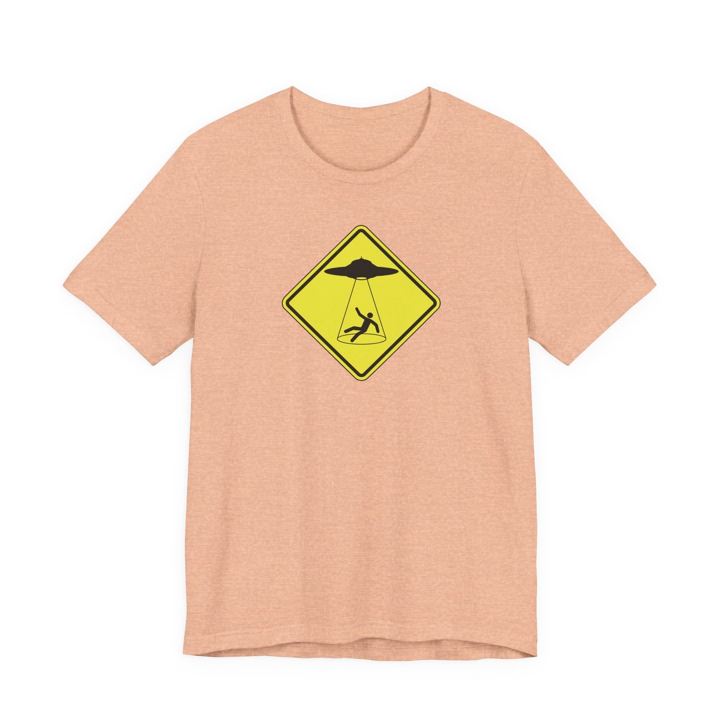 CAUTION UFO! Unisex Jersey Short Sleeve Tee