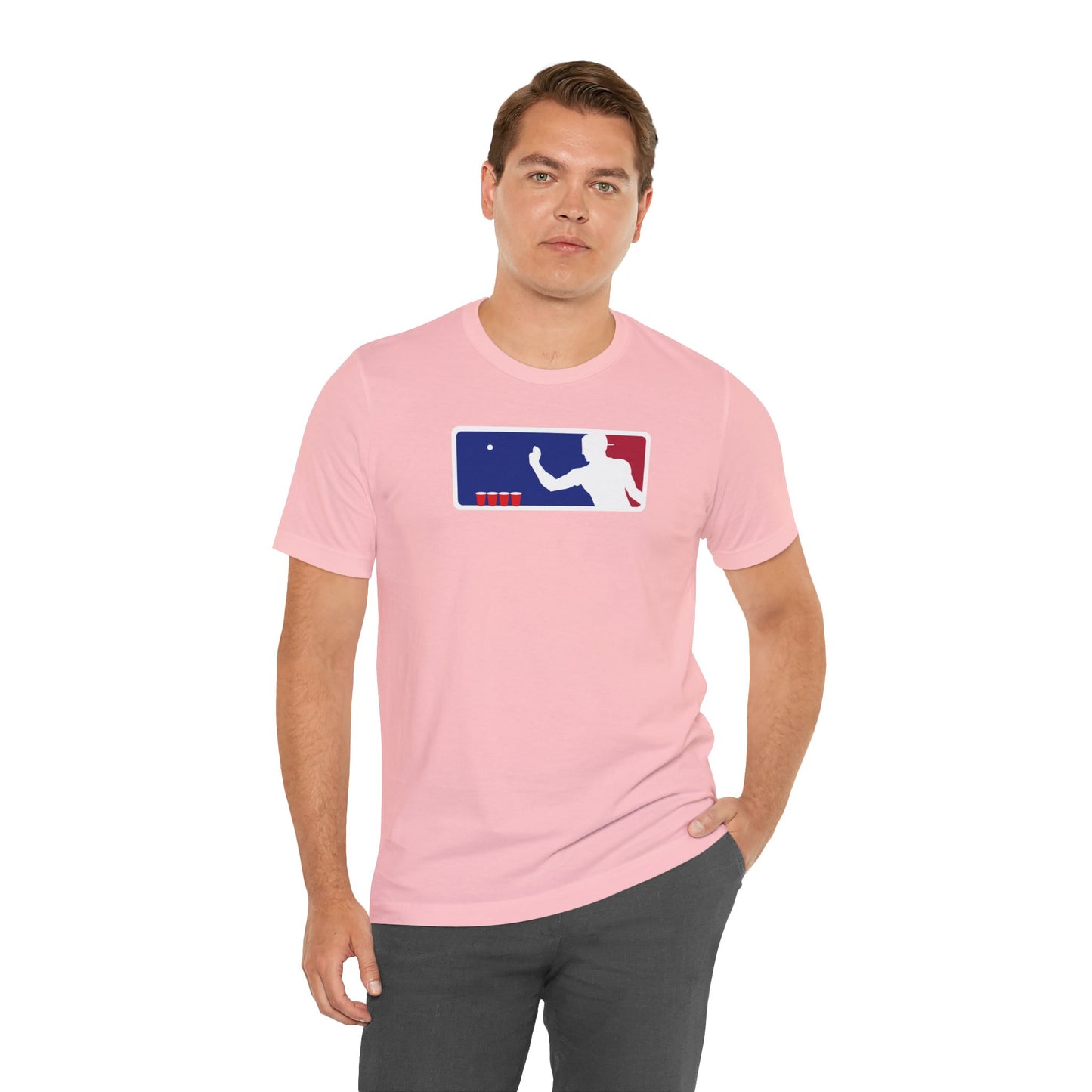 MAJOR LEAGUE PONGER. Unisex Jersey Short Sleeve Tee