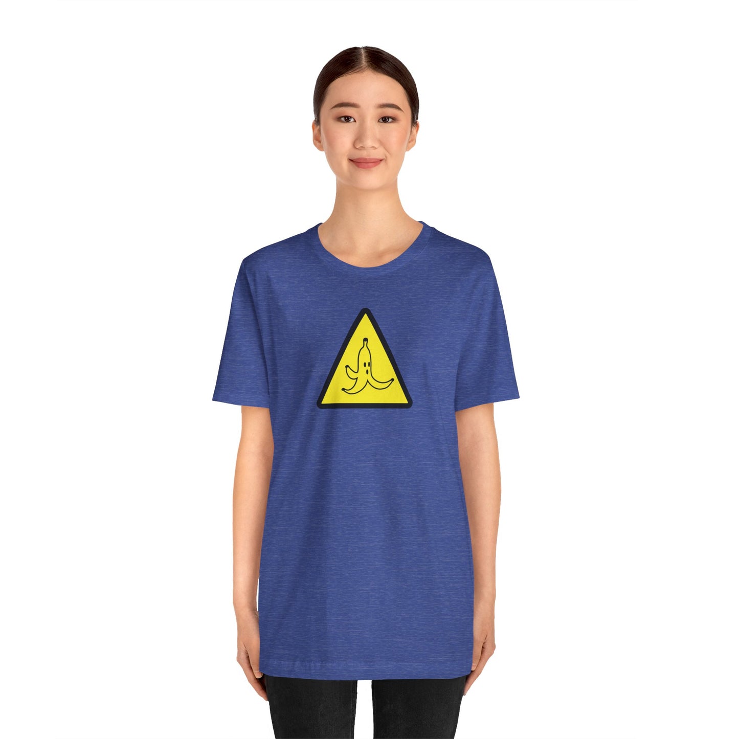 CAUTION BANANA. Unisex Jersey Short Sleeve Tee