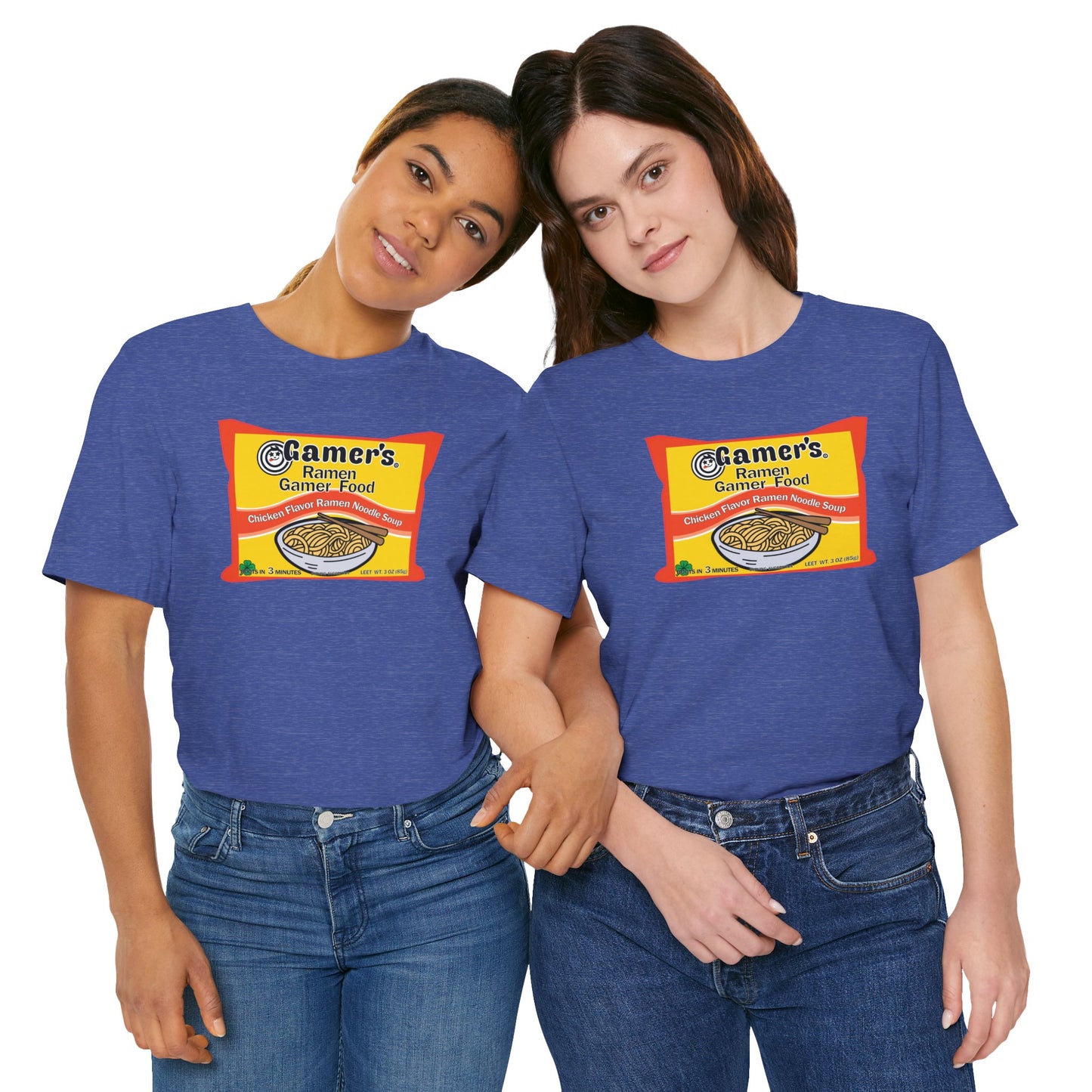 RAMEN GAMER FOOD. Unisex Jersey Short Sleeve Tee