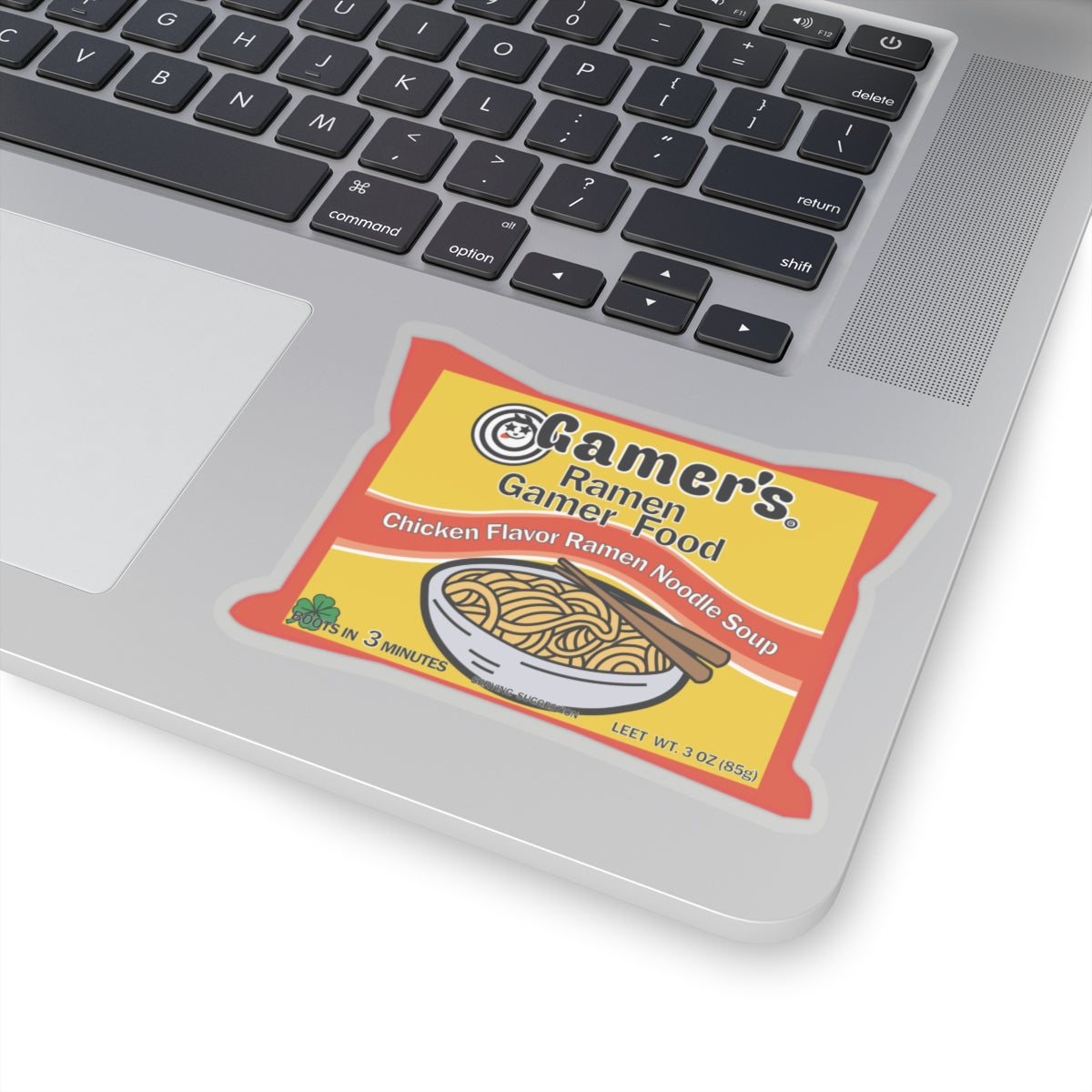 RAMEN GAMER FOOD. Kiss-Cut Stickers