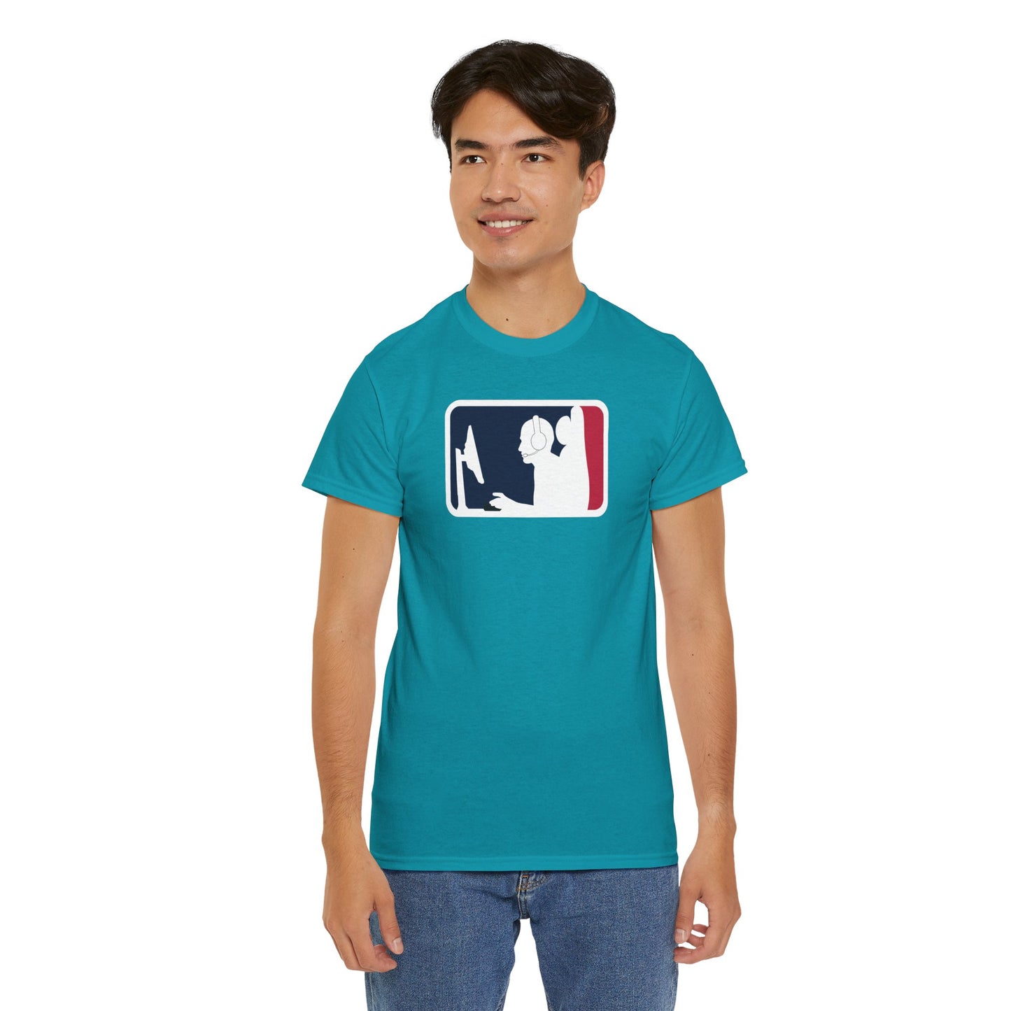 MAJOR LEAGUE GAMER (PC). Unisex Heavy Cotton Tee