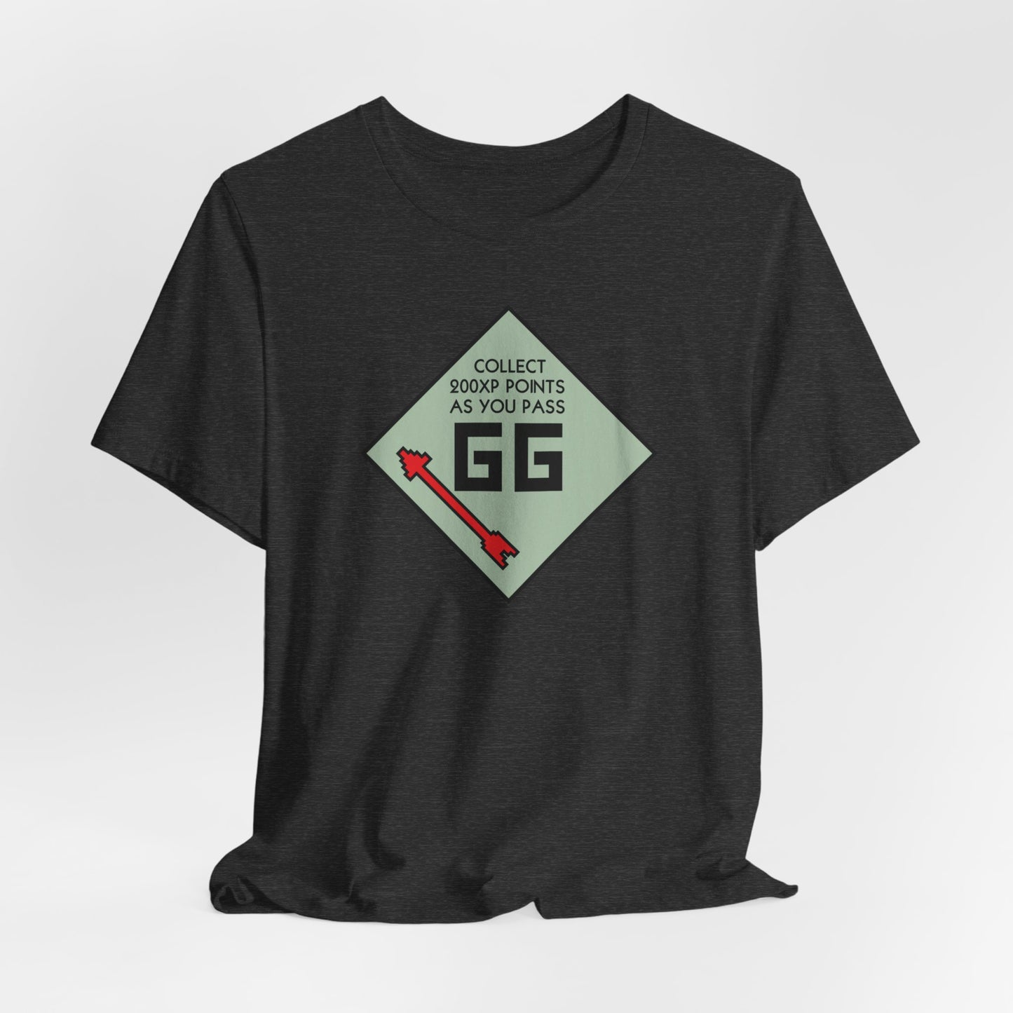 GG PASS GO COLLECT 200XP. Unisex Jersey Short Sleeve Tee