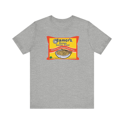 RAMEN GAMER FOOD. Unisex Jersey Short Sleeve Tee