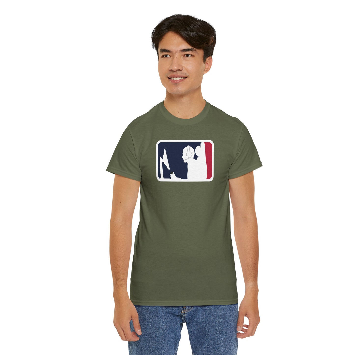 MAJOR LEAGUE GAMER (CONSOLE). Unisex Heavy Cotton Tee