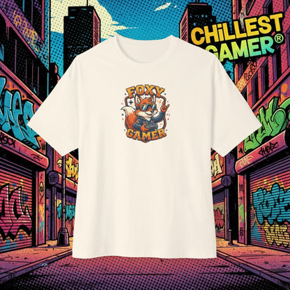FOXY GAMER. Unisex Oversized Boxy Tee