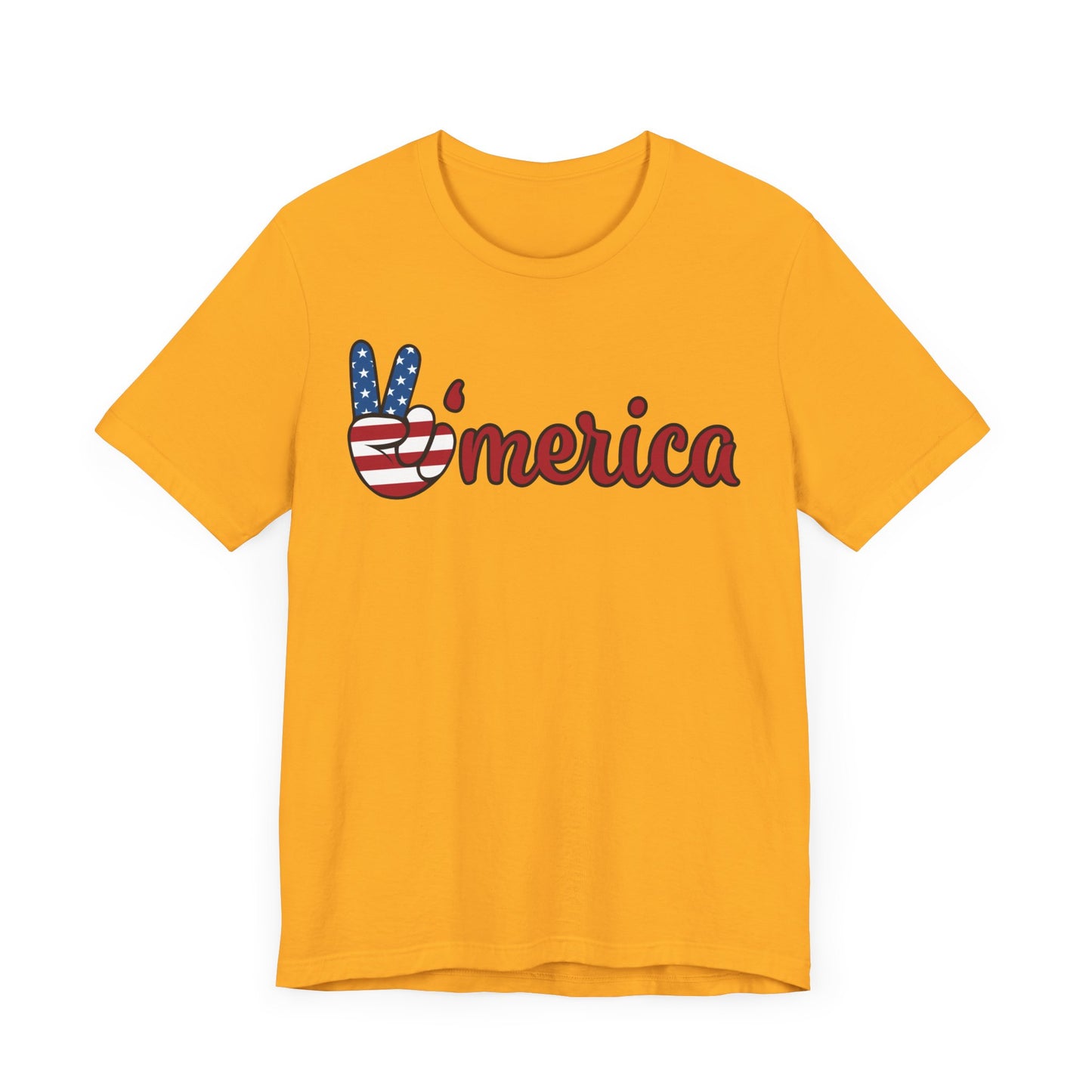 'MERICA. Unisex Jersey Short Sleeve Tee