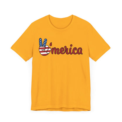 'MERICA. Unisex Jersey Short Sleeve Tee