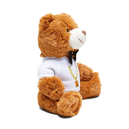 HUG LIFE CHOSE ME. Teddy Bear with T-Shirt