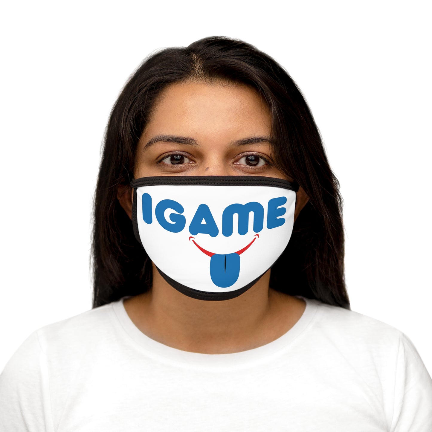 I HOPE I GAME. Mixed-Fabric Face Mask