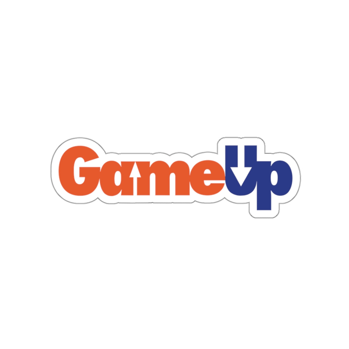 FED UP GAMEUP. Kiss-Cut Stickers