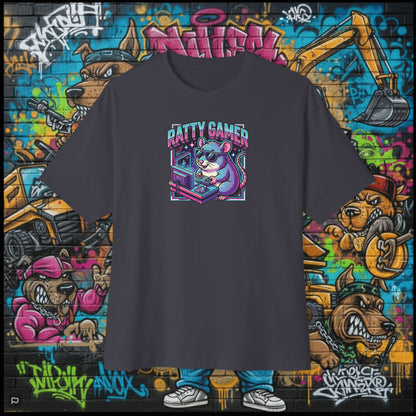 RATTY GAMER. Unisex Oversized Boxy Tee