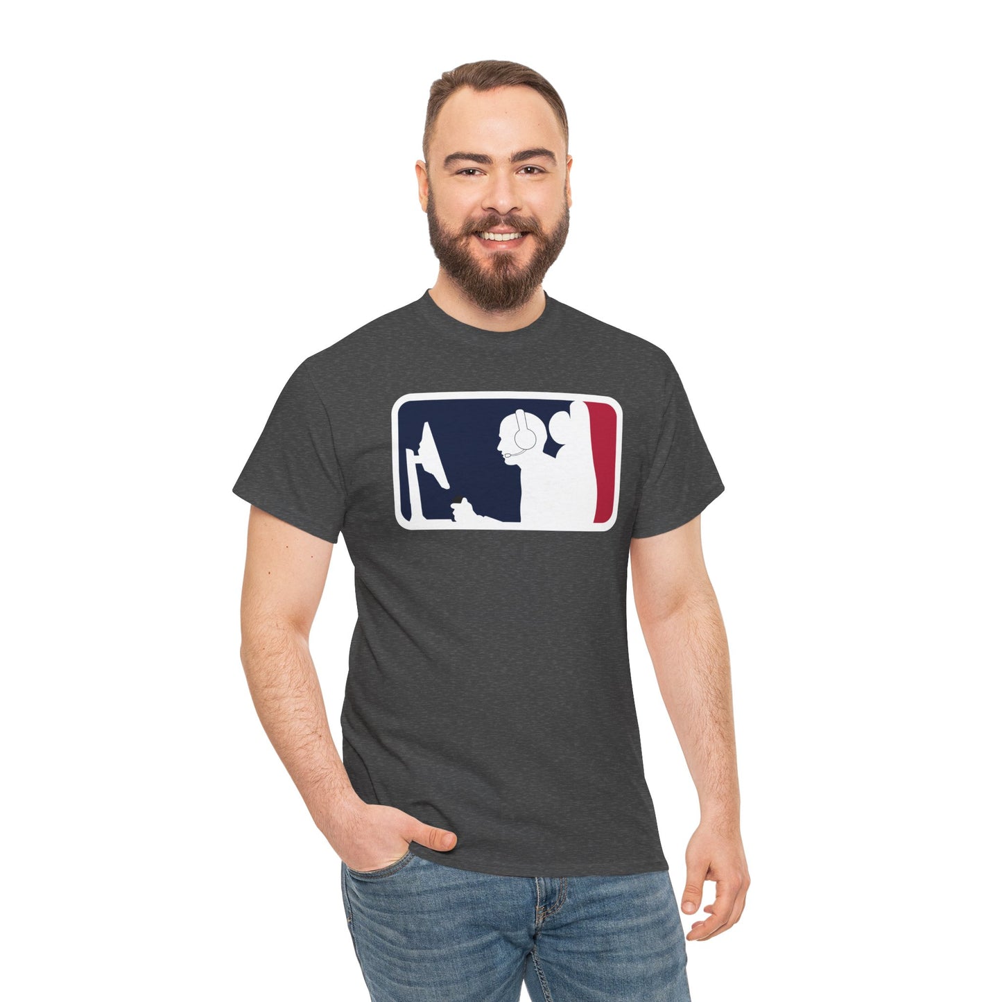 MAJOR LEAGUE GAMER (CONSOLE). Unisex Heavy Cotton Tee