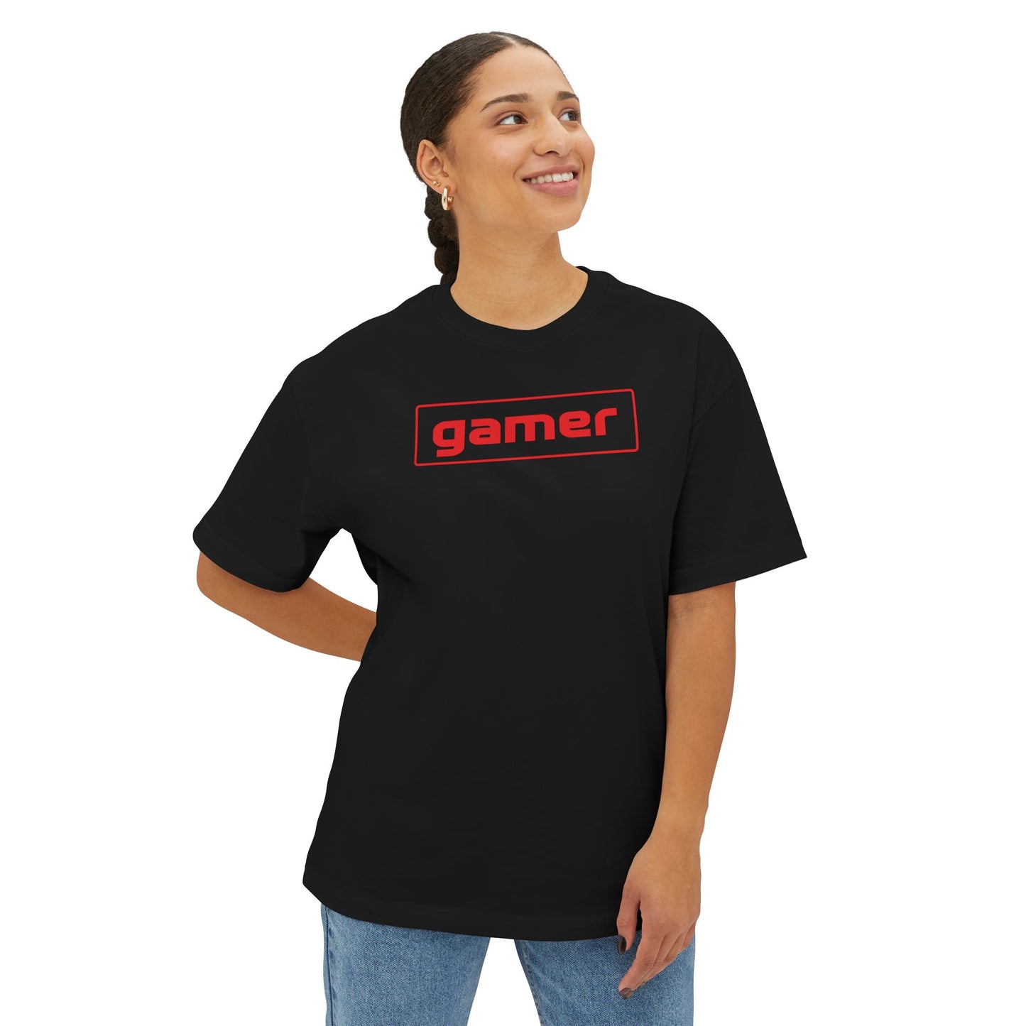 MANCO GAMER. Unisex Oversized Boxy Tee