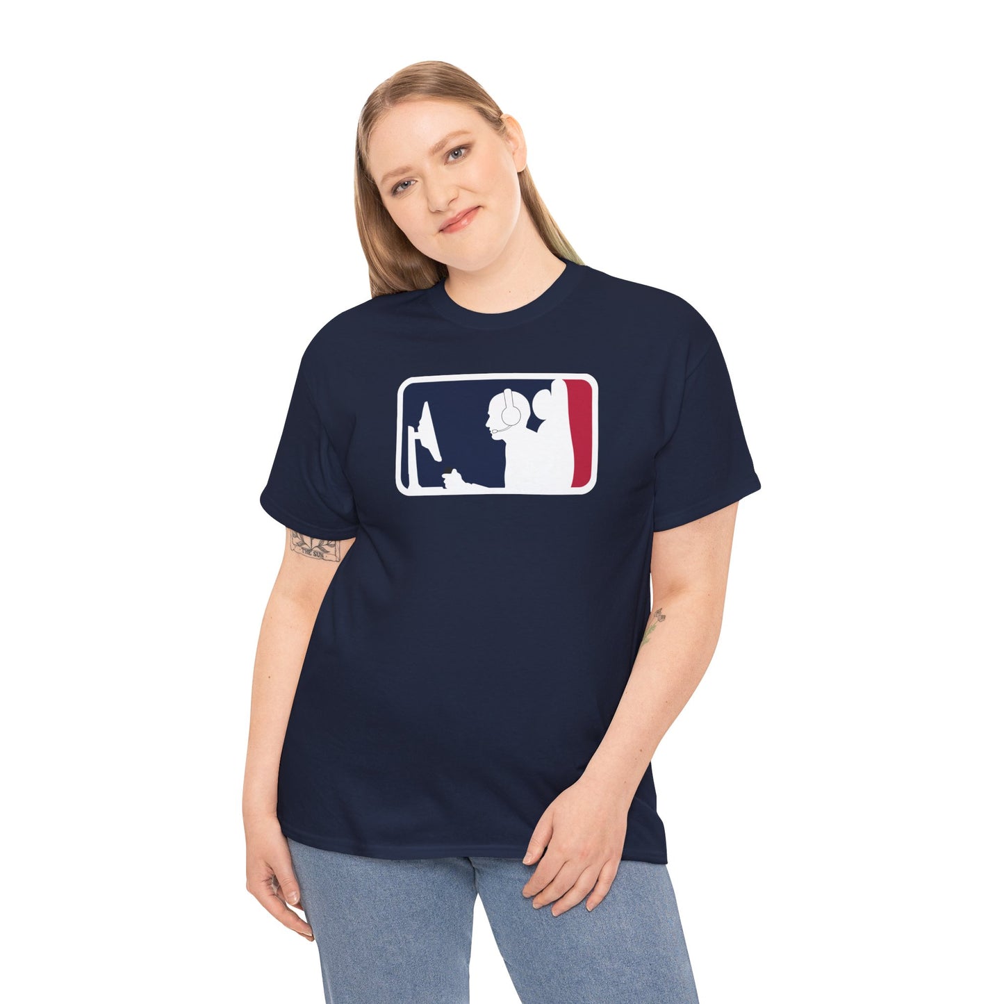 MAJOR LEAGUE GAMER (CONSOLE). Unisex Heavy Cotton Tee