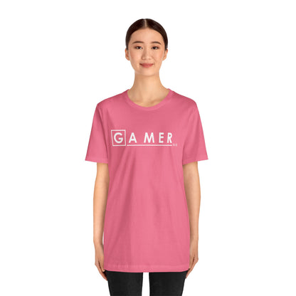 DR. GAMER IS IN THE HOUSE. Unisex Jersey Short Sleeve Tee