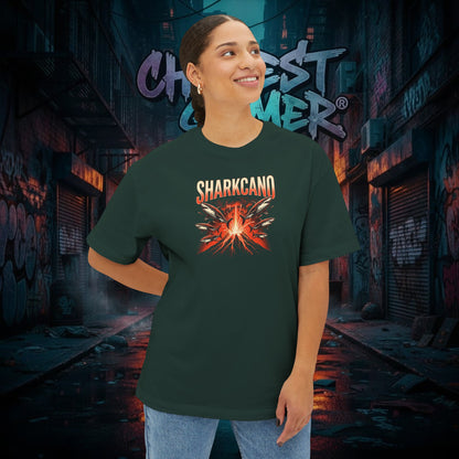 SHARKCANO V2. Unisex Oversized Boxy Tee