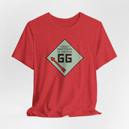 GG PASS GO COLLECT 200XP. Unisex Jersey Short Sleeve Tee