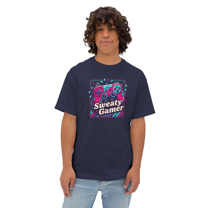 SWEATY GAMER. Unisex Oversized Boxy Tee