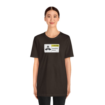 HAZARDOUS GAMER. Unisex Jersey Short Sleeve Tee