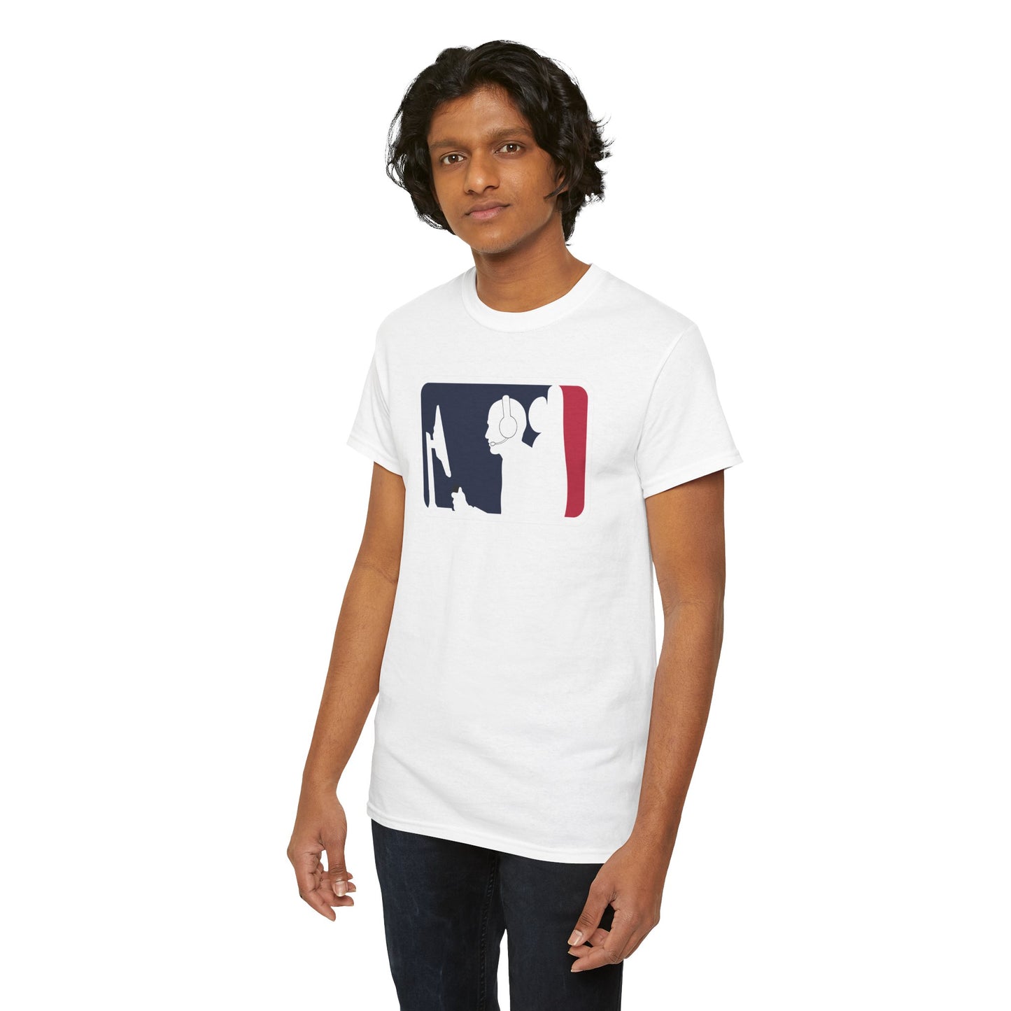 MAJOR LEAGUE GAMER (CONSOLE). Unisex Heavy Cotton Tee