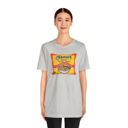 RAMEN GAMER FOOD. Unisex Jersey Short Sleeve Tee