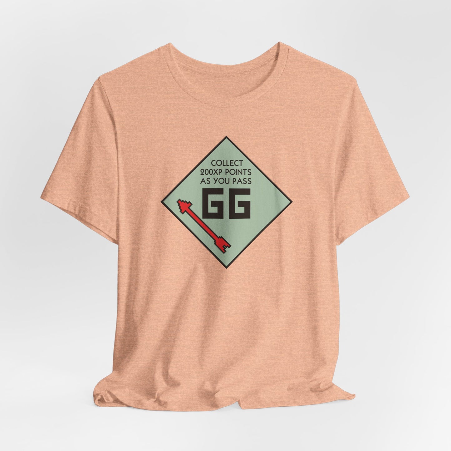 GG PASS GO COLLECT 200XP. Unisex Jersey Short Sleeve Tee