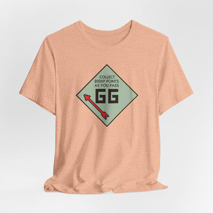 GG PASS GO COLLECT 200XP. Unisex Jersey Short Sleeve Tee