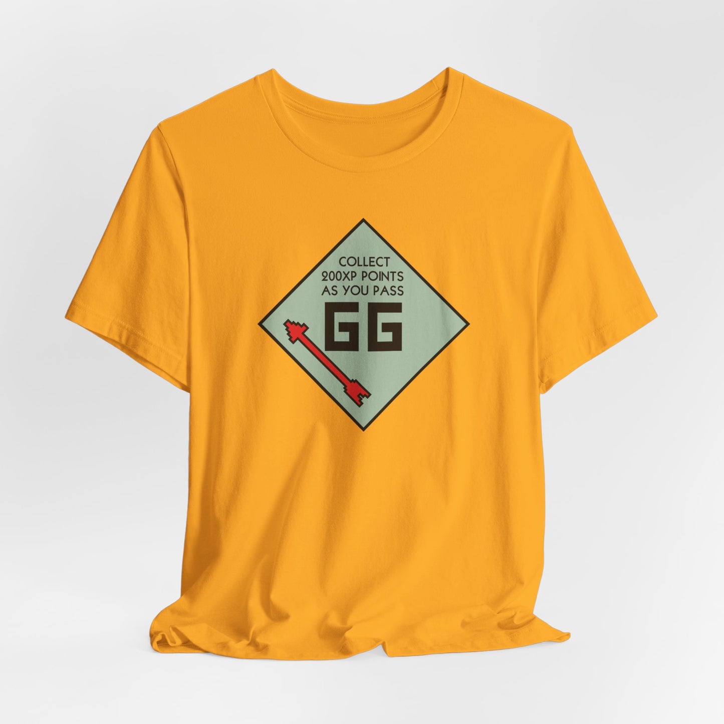 GG PASS GO COLLECT 200XP. Unisex Jersey Short Sleeve Tee