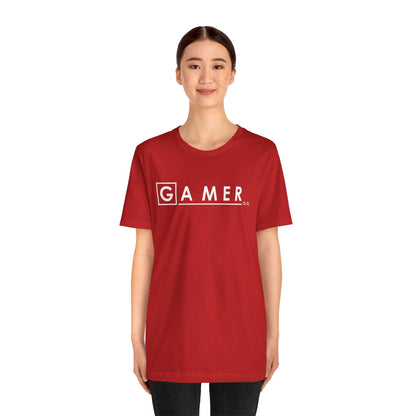 DR. GAMER IS IN THE HOUSE. Unisex Jersey Short Sleeve Tee