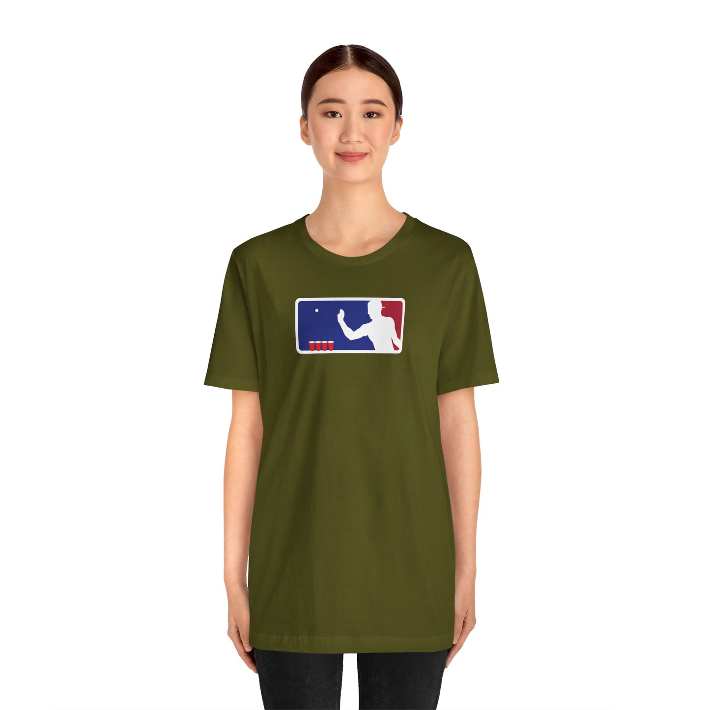 MAJOR LEAGUE PONGER. Unisex Jersey Short Sleeve Tee