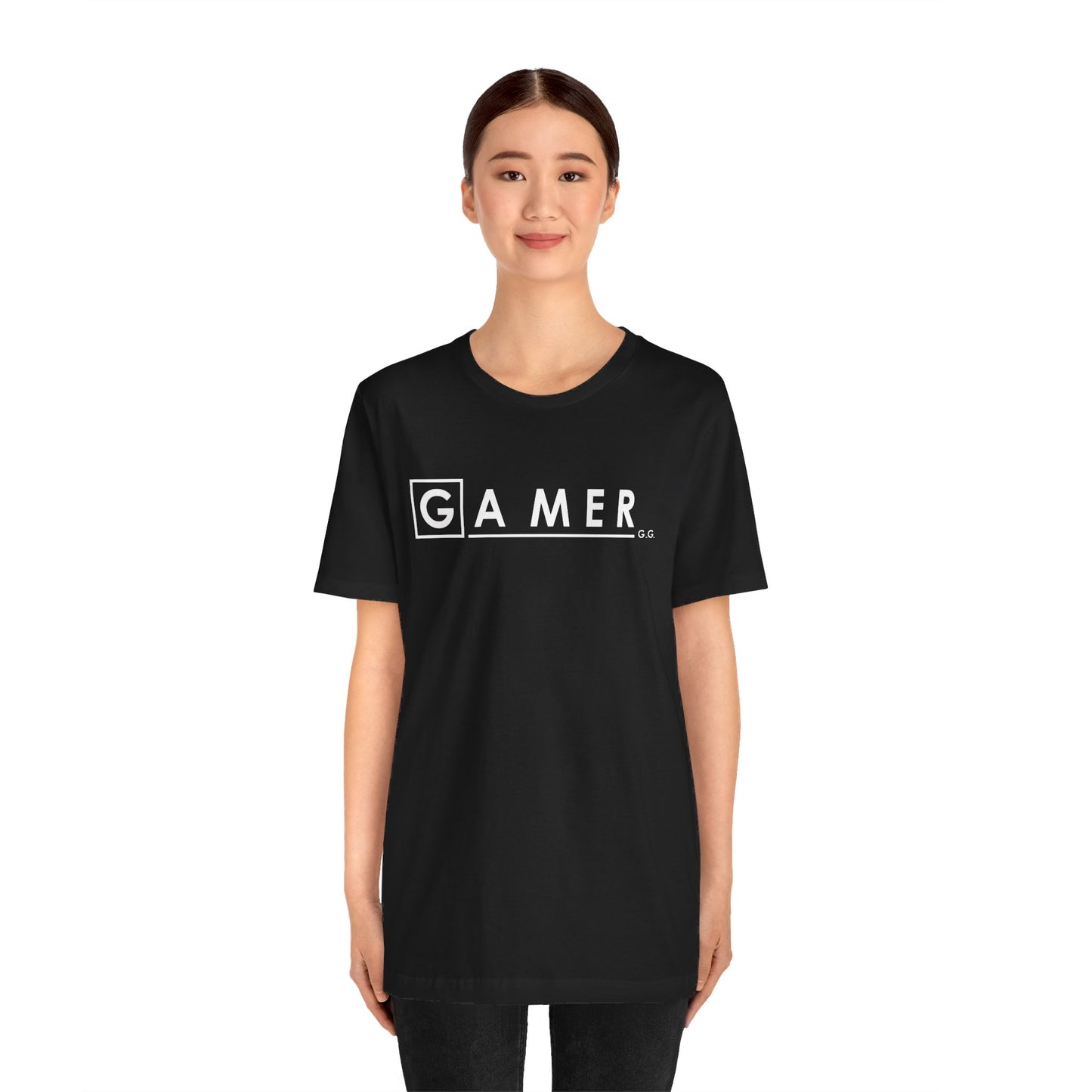 DR. GAMER IS IN THE HOUSE. Unisex Jersey Short Sleeve Tee