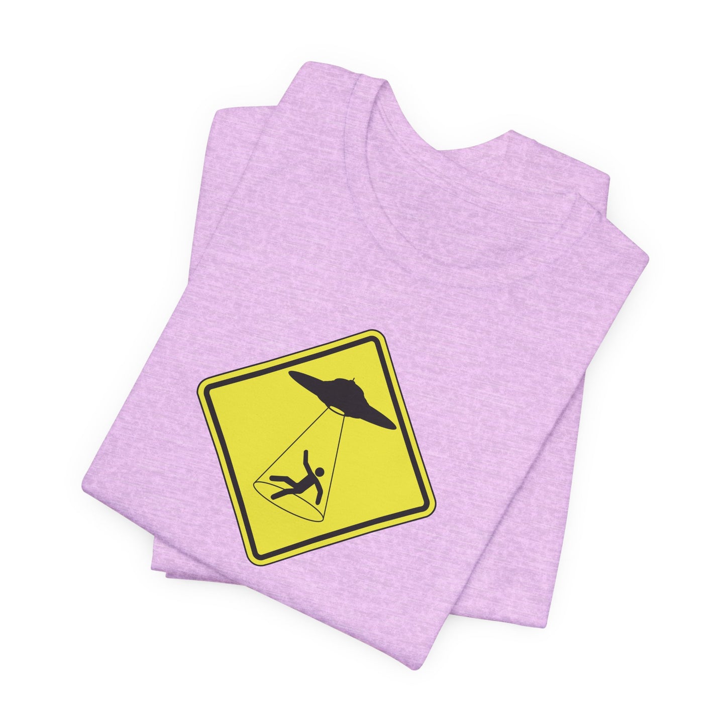 CAUTION UFO! Unisex Jersey Short Sleeve Tee