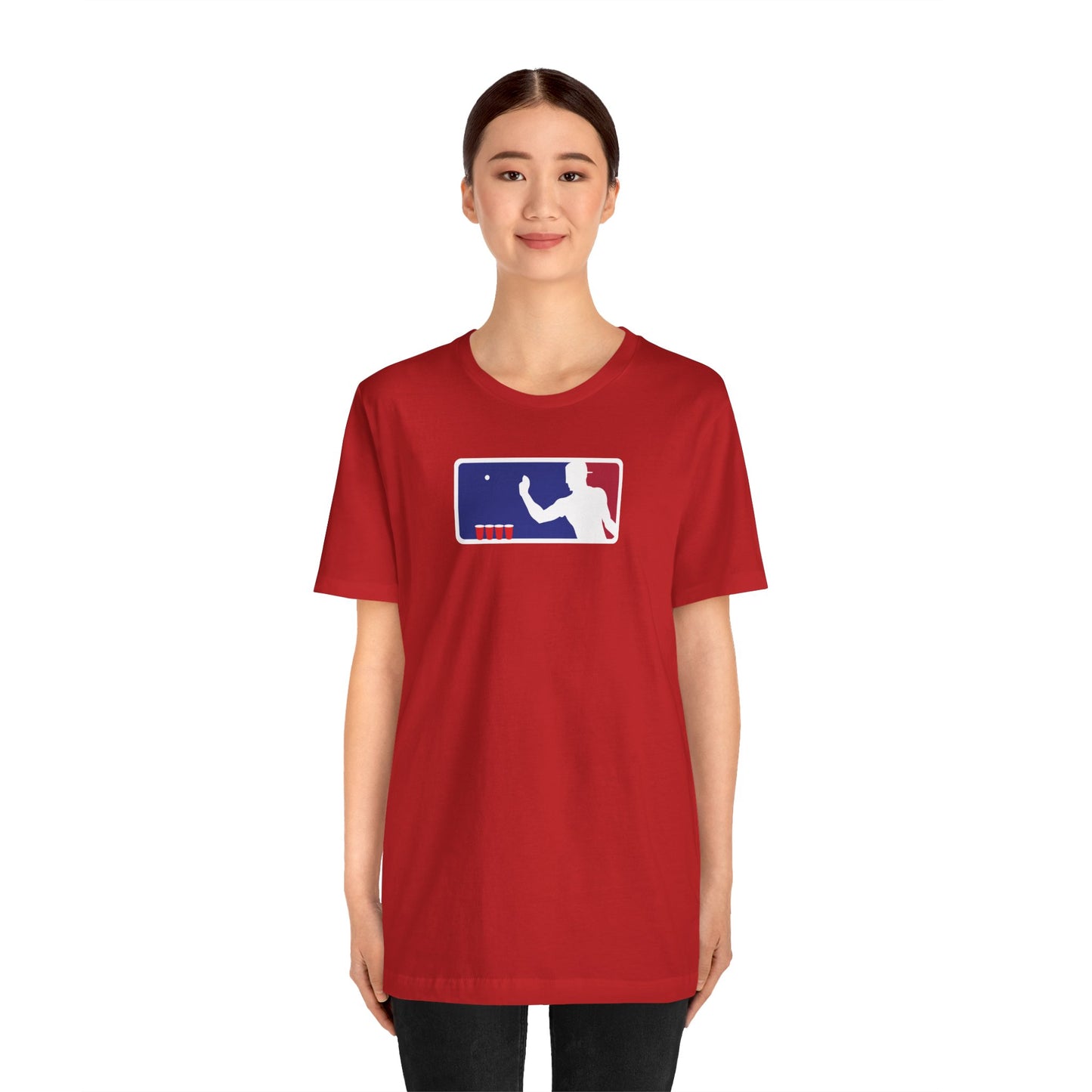 MAJOR LEAGUE PONGER. Unisex Jersey Short Sleeve Tee