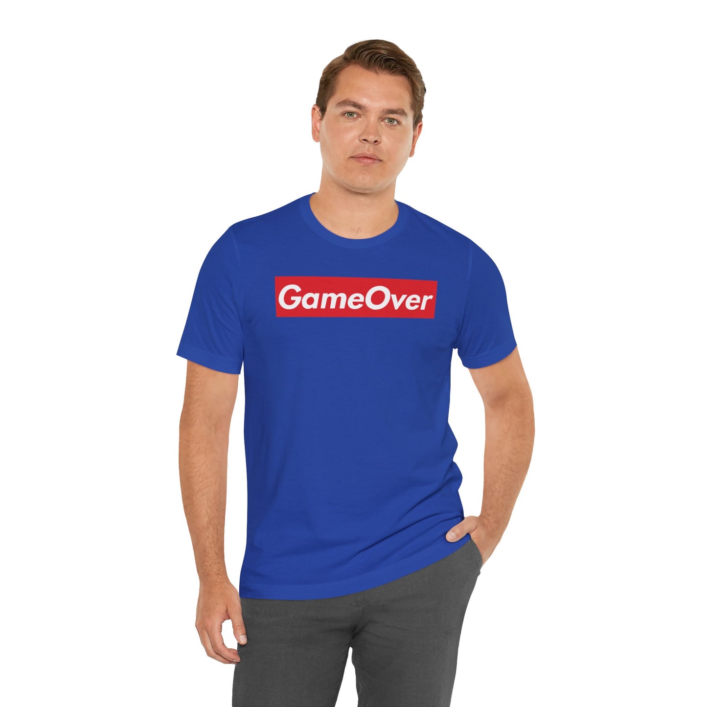 SUPER GAME OVER. Unisex Jersey Short Sleeve Tee