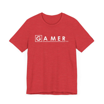 DR. GAMER IS IN THE HOUSE. Unisex Jersey Short Sleeve Tee