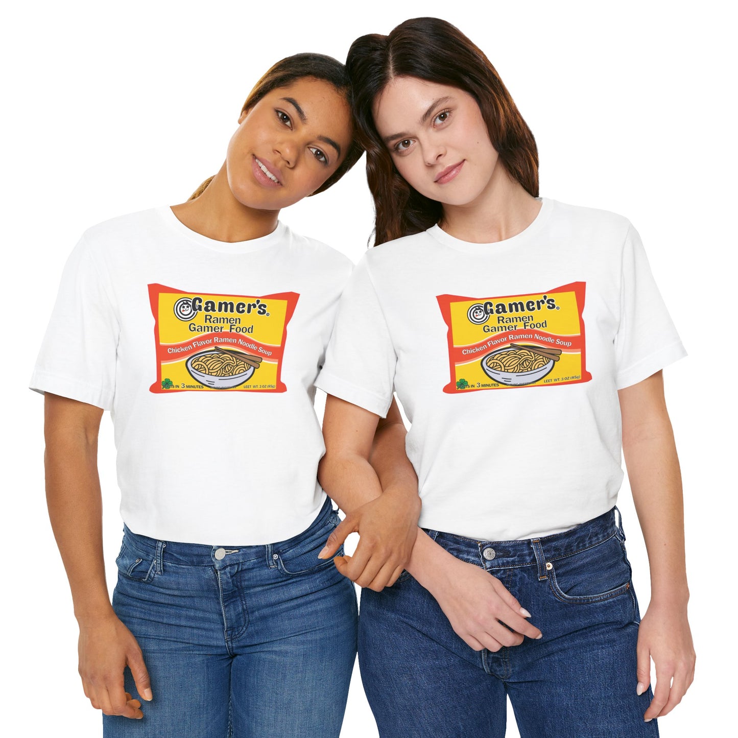 RAMEN GAMER FOOD. Unisex Jersey Short Sleeve Tee