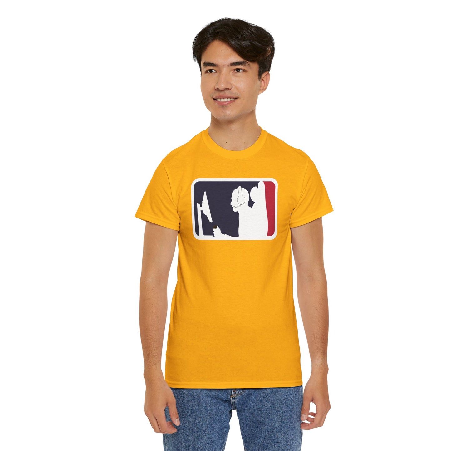 MAJOR LEAGUE GAMER (CONSOLE). Unisex Heavy Cotton Tee