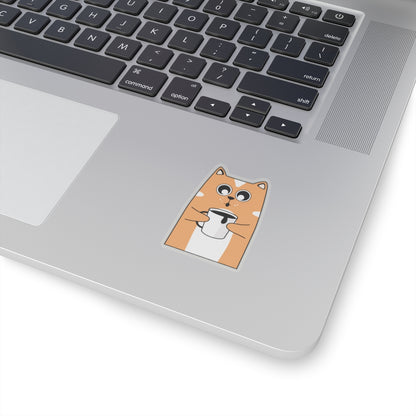 PUR MEOW. Kiss-Cut Stickers