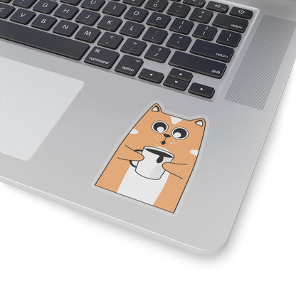 PUR MEOW. Kiss-Cut Stickers