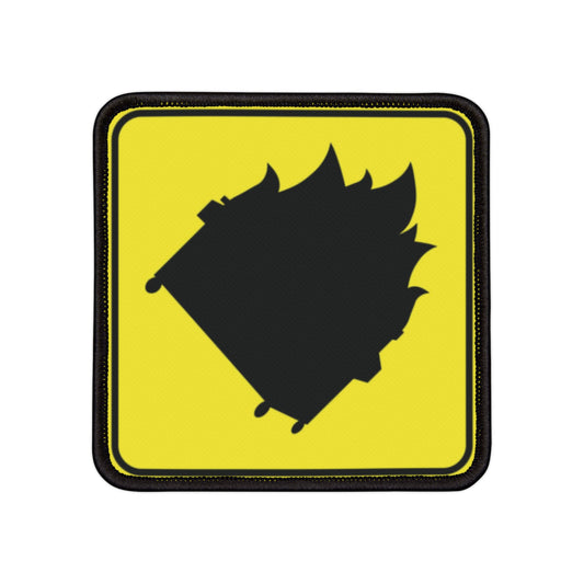 DUMPSTER FIRE. Iron-On Patches