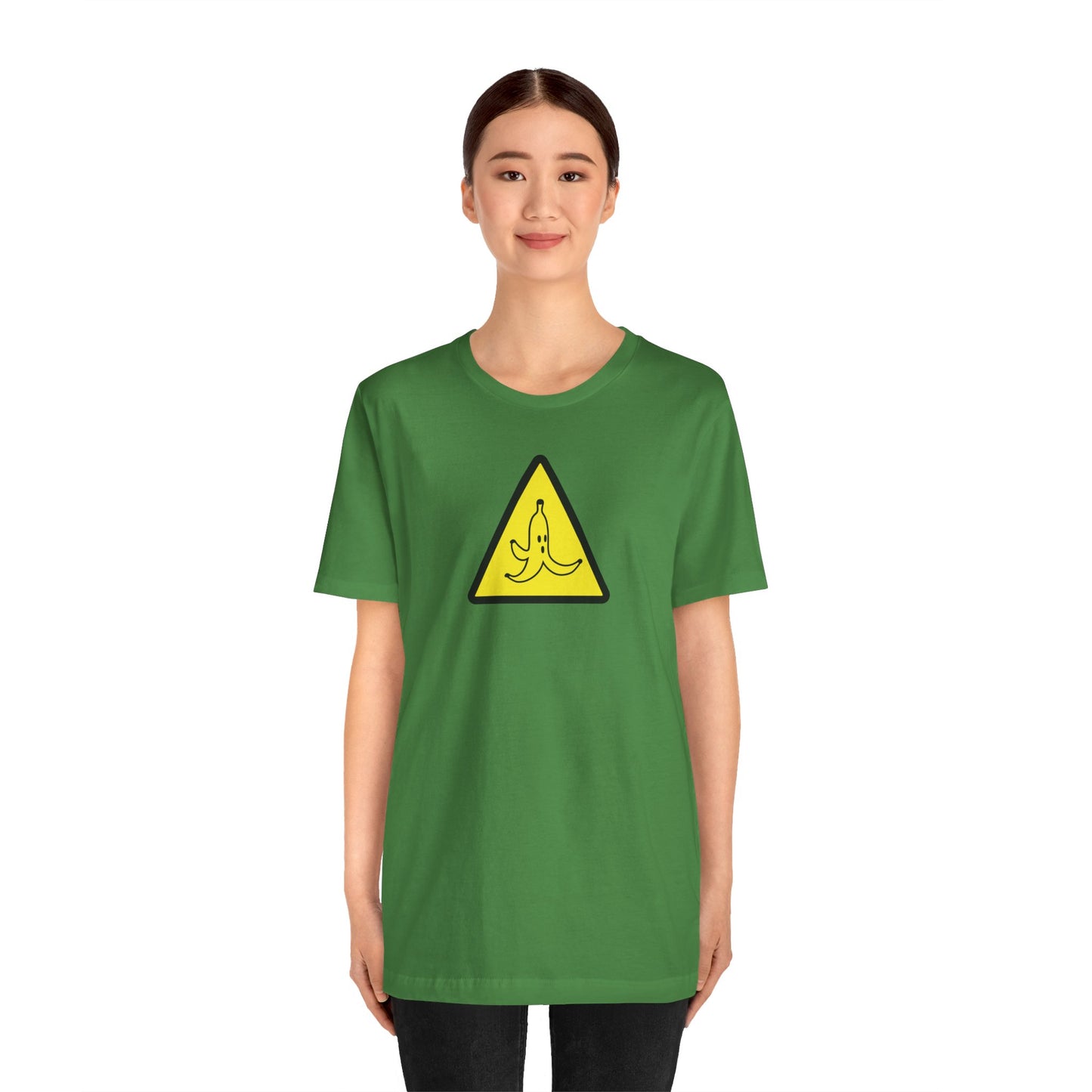 CAUTION BANANA. Unisex Jersey Short Sleeve Tee