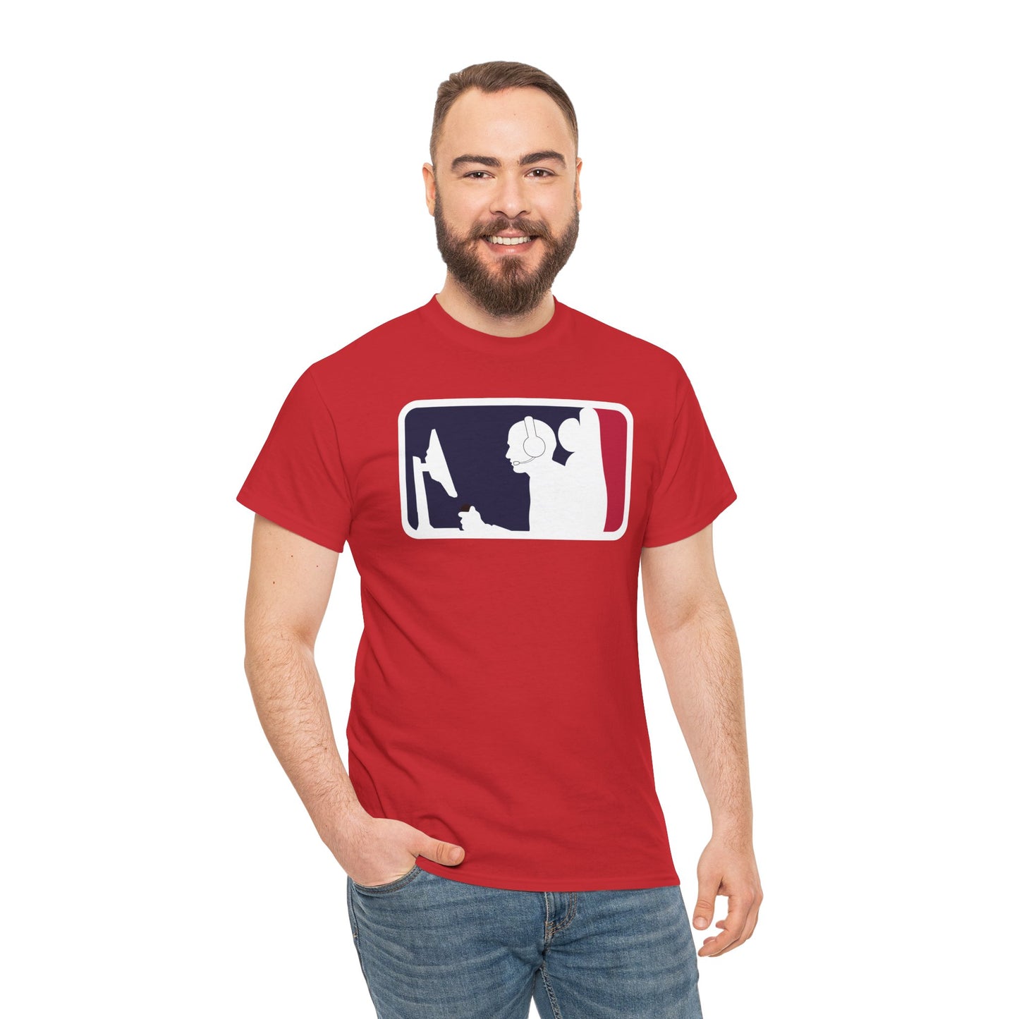 MAJOR LEAGUE GAMER (CONSOLE). Unisex Heavy Cotton Tee