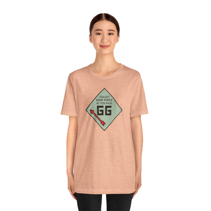 GG PASS GO COLLECT 200XP. Unisex Jersey Short Sleeve Tee