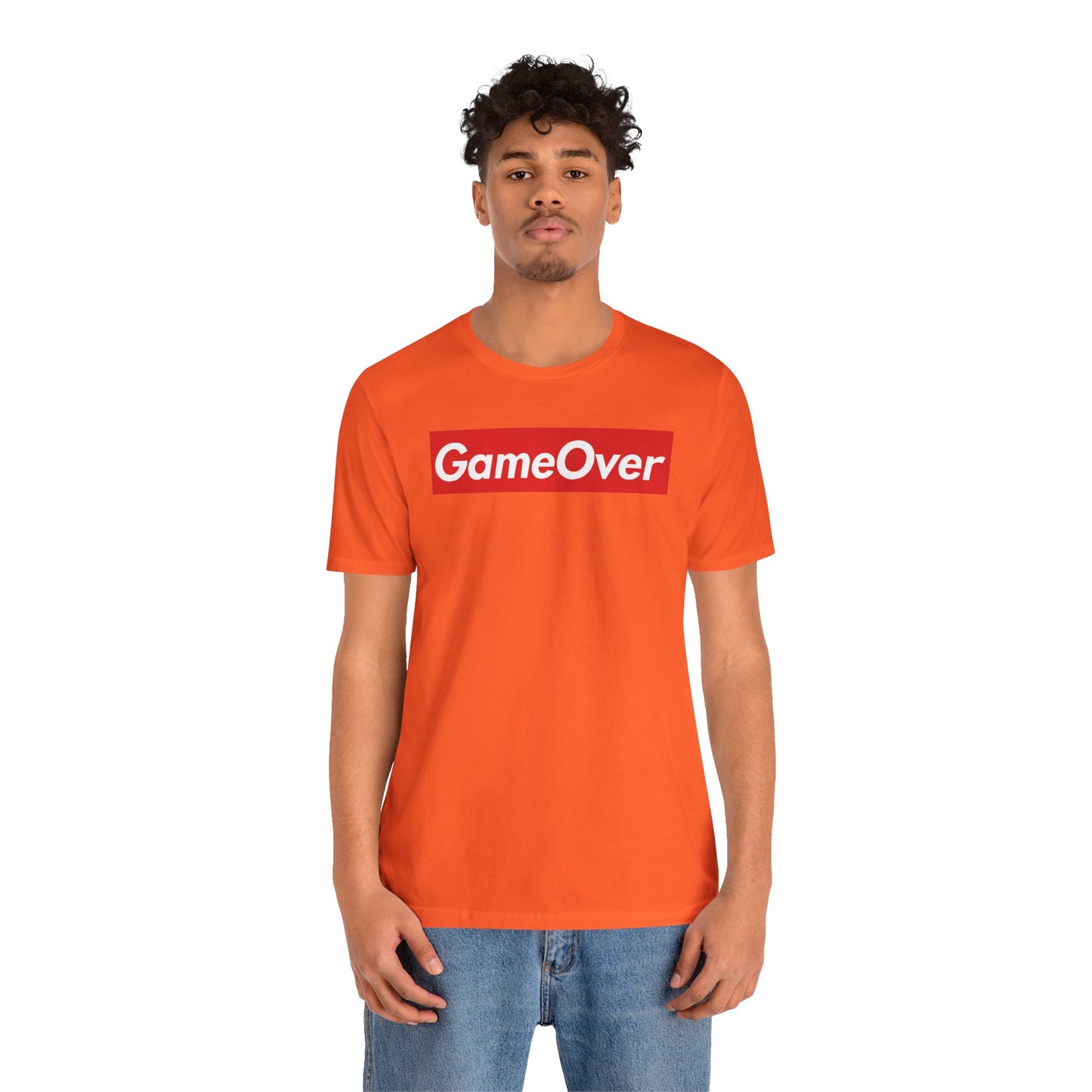 SUPER GAME OVER. Unisex Jersey Short Sleeve Tee